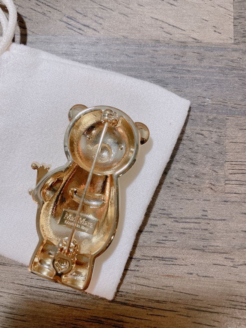 正規品MAX MARA ベアブローチ　M付き