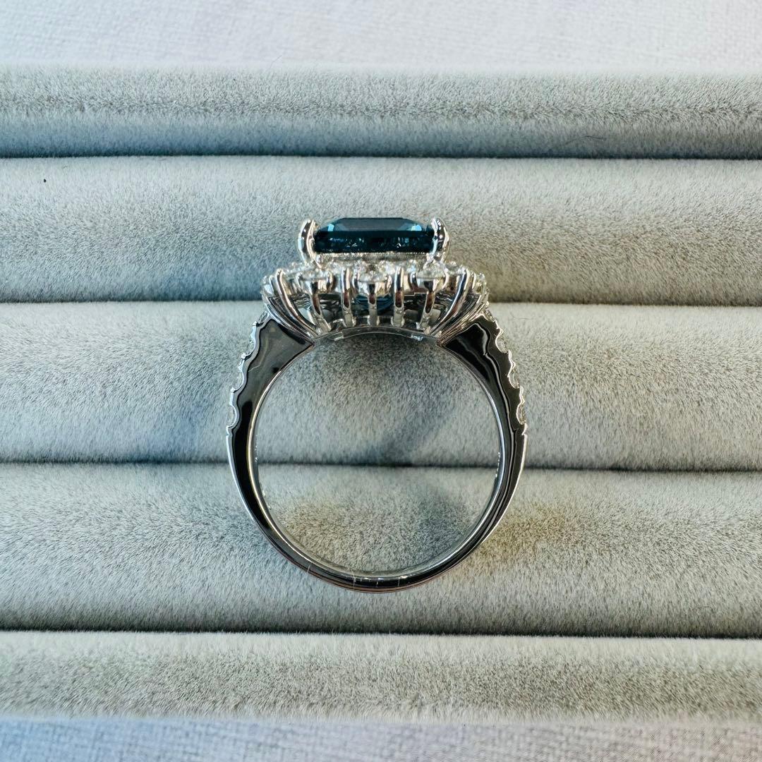 専用です☆PTロンドンブルートパーズリング　BT:5.17ct D:1.18ct