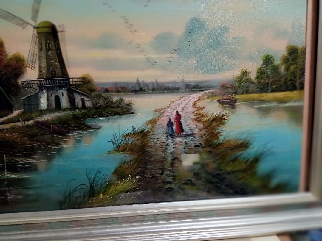 c.FuITZのサインがあります直筆油絵です