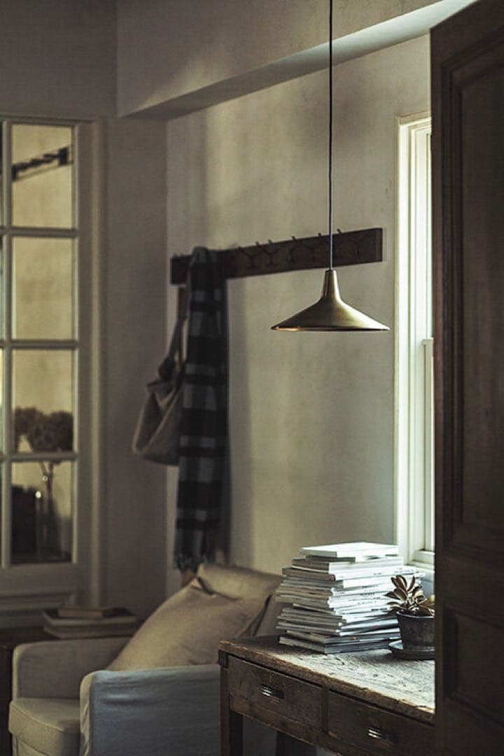 flame ペンダントライト flare brass