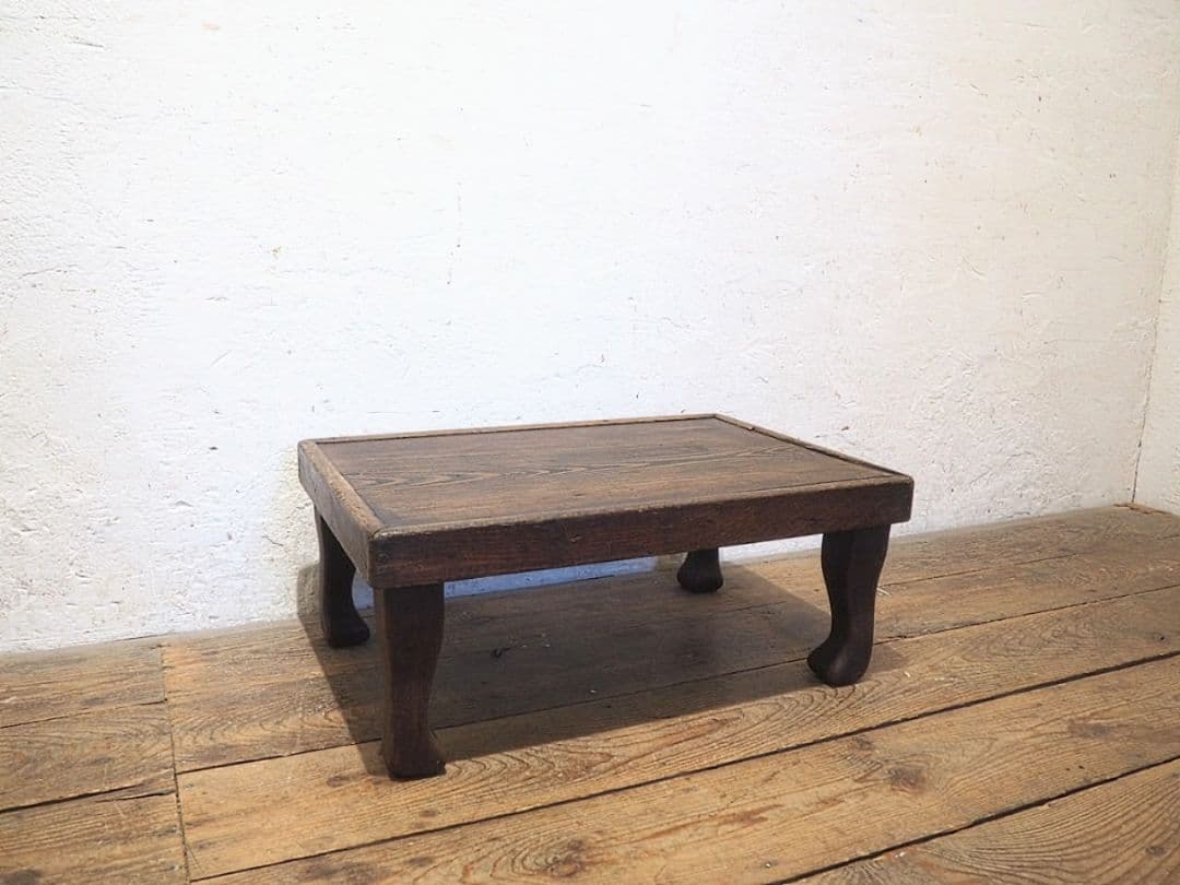 1262 アンティーク　無骨なローテーブル　座卓　ちゃぶ台　展示台　昭和レトロ