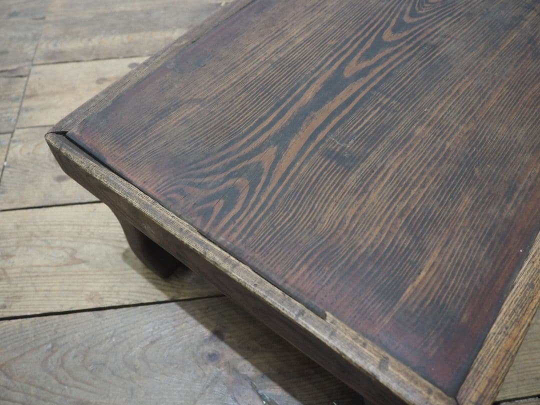 1262 アンティーク　無骨なローテーブル　座卓　ちゃぶ台　展示台　昭和レトロ