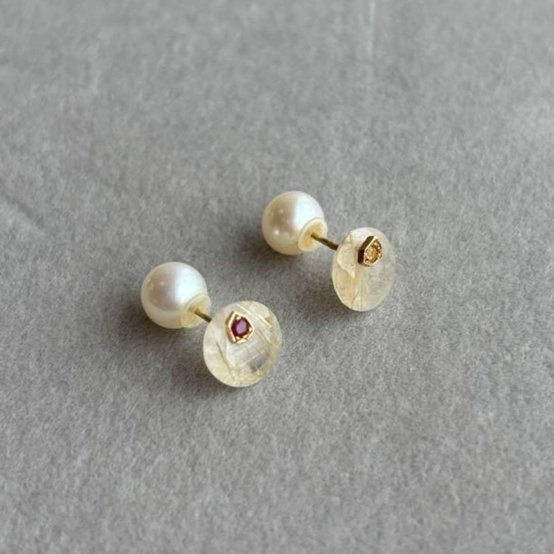 monaka jewellery ゴールデンチル ピアス