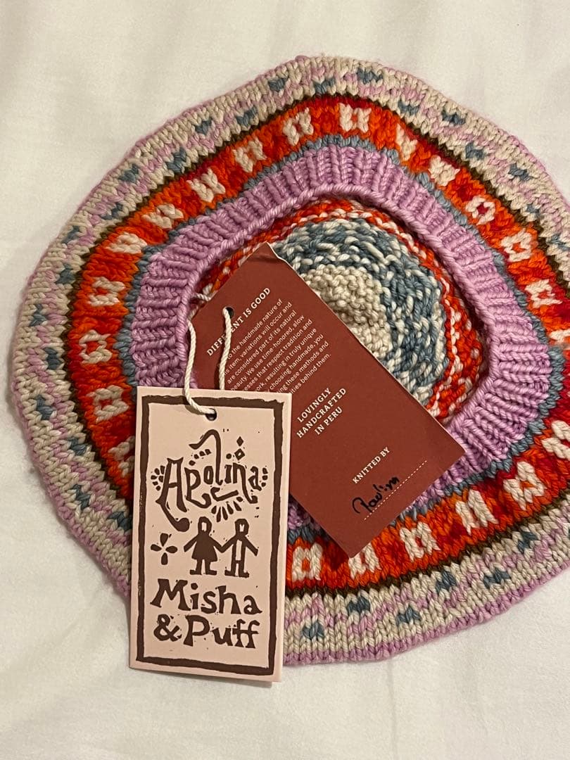 【新品タグ付】Misha&Puff Apolina コラボ　ベレー帽　2-4y