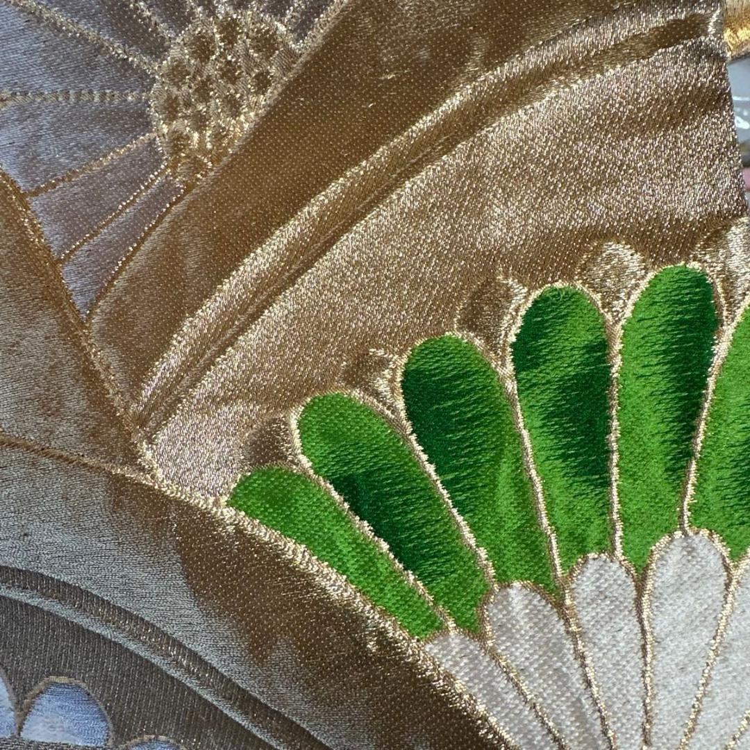 大正ロマンレトロ可愛い紺地×金駒刺繍♡振袖フルセット セミアンティーク 成人式