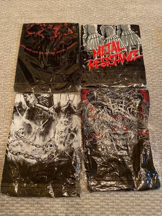 〔激レア新品全4種類〕BABYL 韓国　メタリカツアーTシャツ