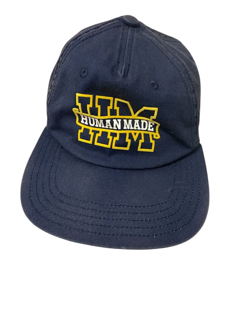 HUMAN MADE ネイビー キャップ