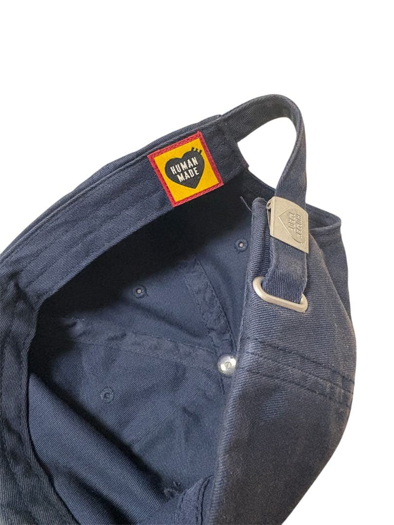 HUMAN MADE ネイビー キャップ