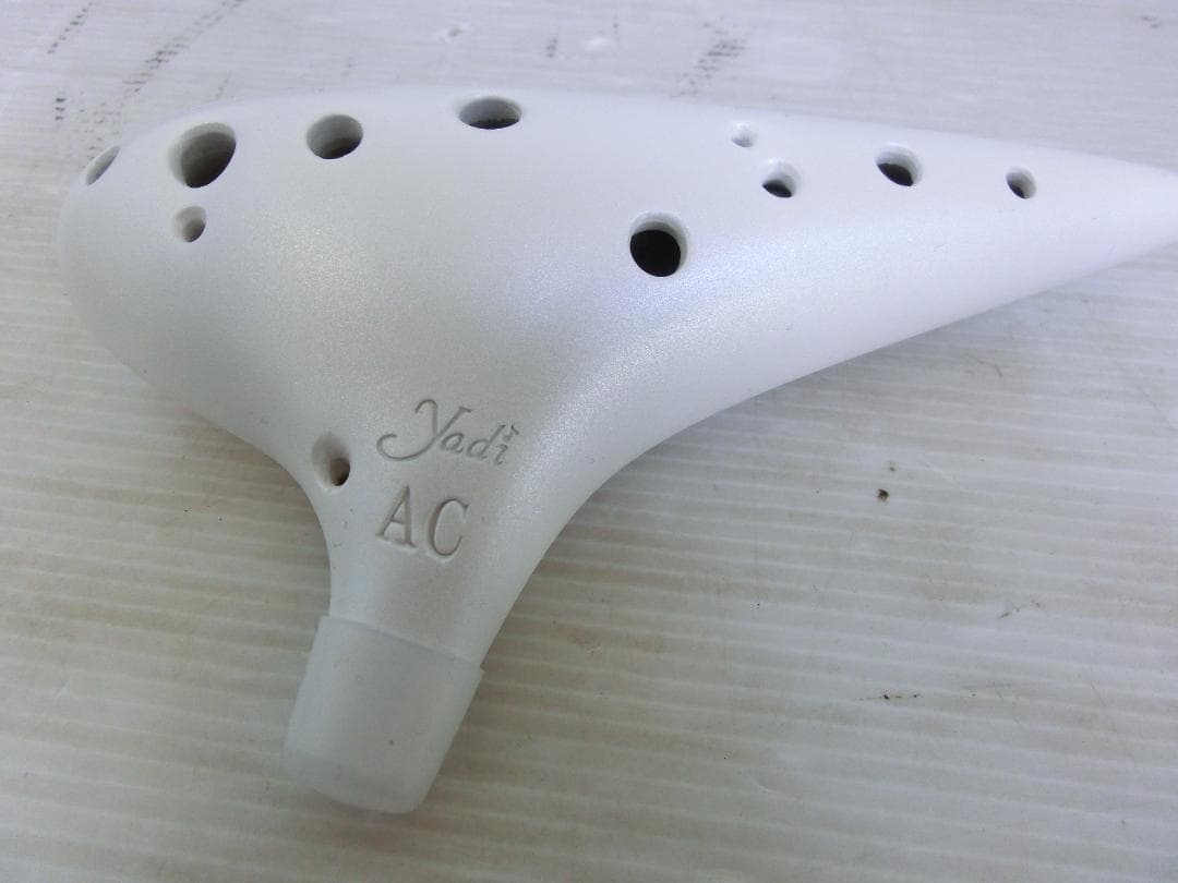 M938★Yadí AC★オカリナ★専用ケース付き★白★ホワイト