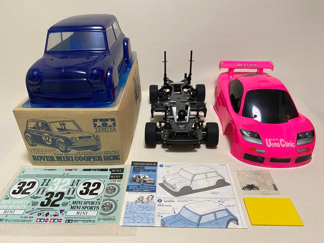 タミヤ 1/10 ミニクーパーレーシング