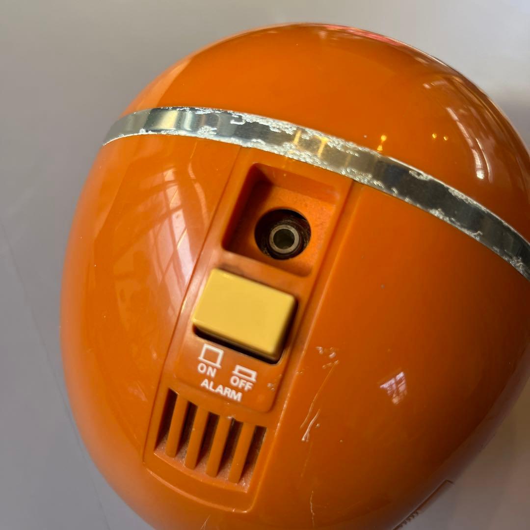 Maruman 置時計 EM-700 オレンジ　ミッドセンチュリー