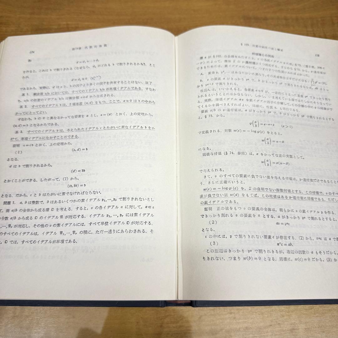 現代代数学 1.2.3 ３巻　Moderne Algebra 2巻セット