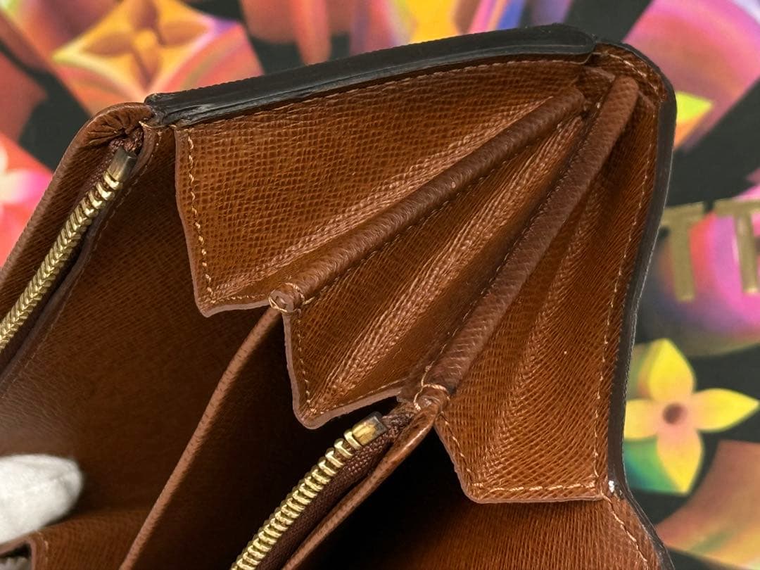 美品！ルイヴィトン　ポルトモネ・ビエ・トレゾール　L字形二つ折り財布