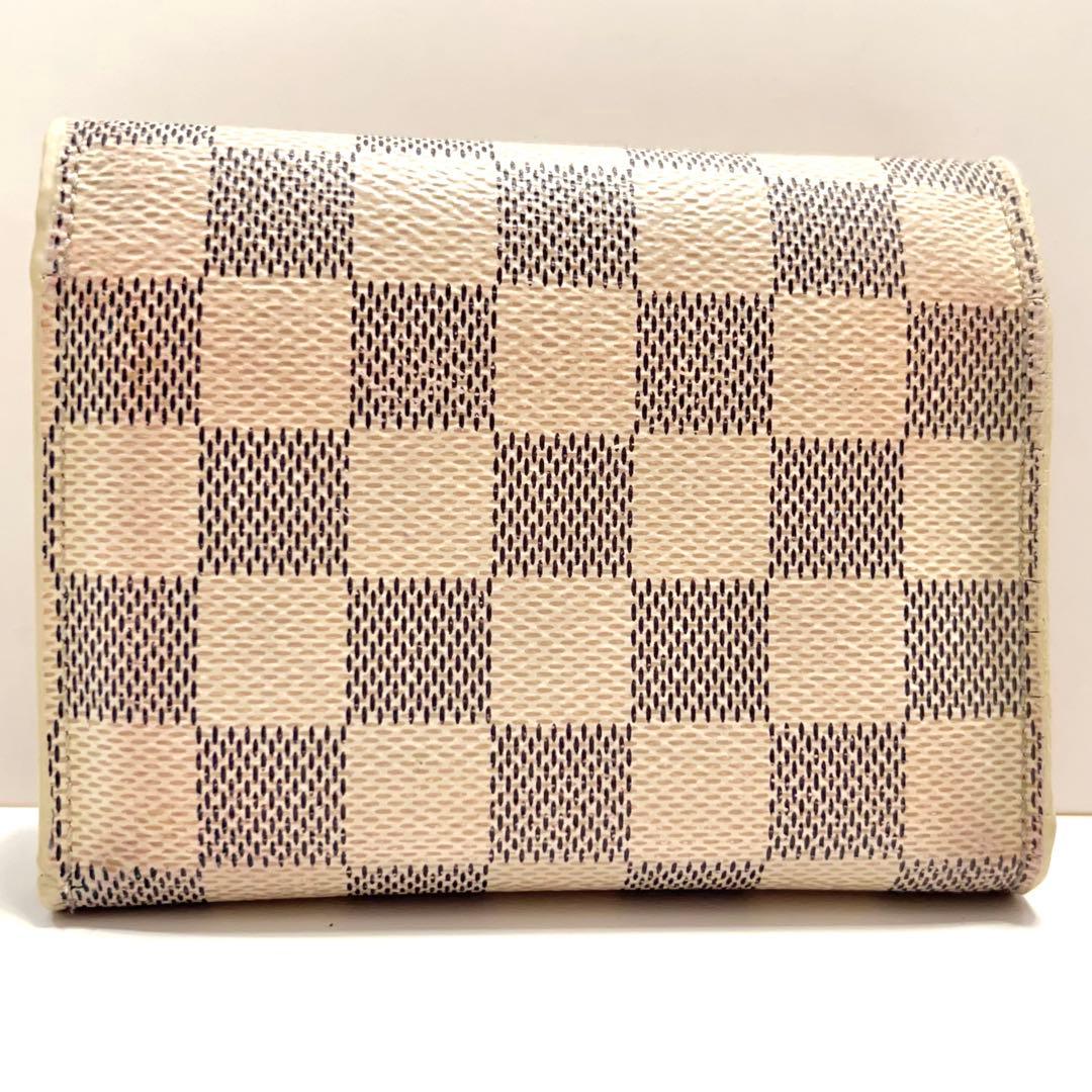 ルイヴィトン 折り財布 アズール ポルトフォイユ ヴィクトリーヌ N64022