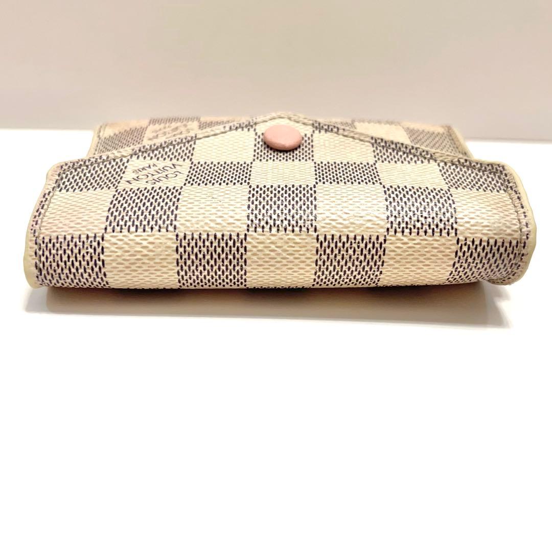 ルイヴィトン 折り財布 アズール ポルトフォイユ ヴィクトリーヌ N64022