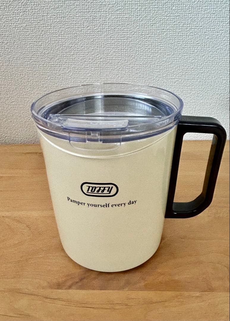☆美品☆Toffy トフィー ミルクフォーマーマグ K-MF1 ミルキーホワイト