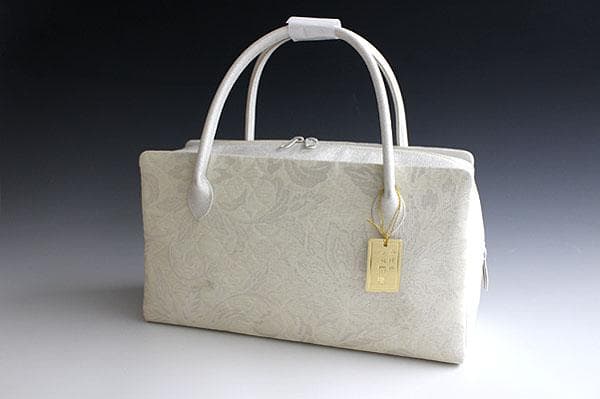 新品未使用 ！！特別セール！！京都 西陣 正絹 帯使用 利休バッグ 25919