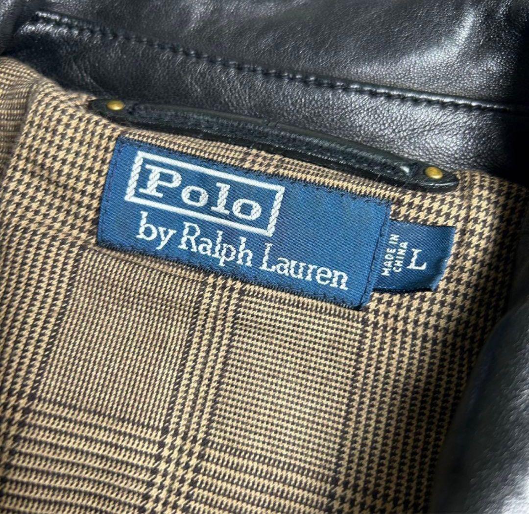 Polo by Ralph Lauren レザージャケット レザースイングトップ