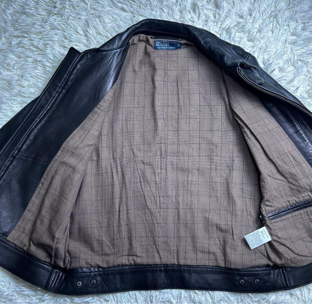 Polo by Ralph Lauren レザージャケット レザースイングトップ