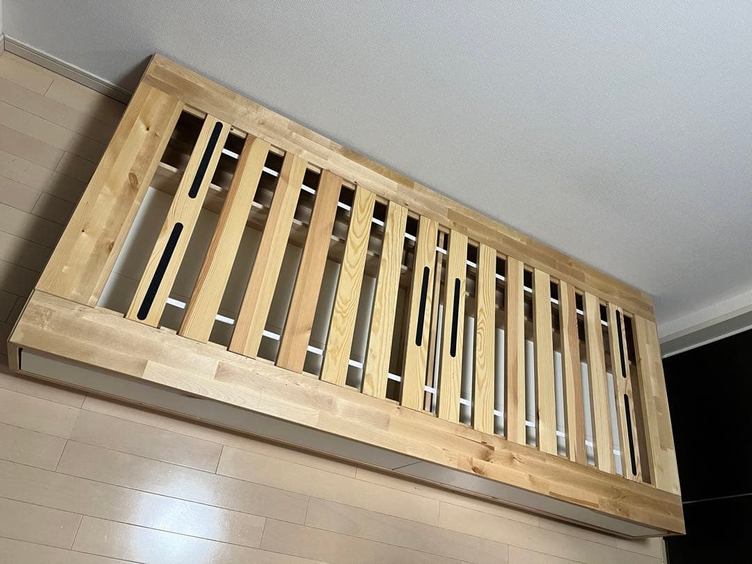 IKEA MANDAL ベッドフレーム シングル すのこ付き