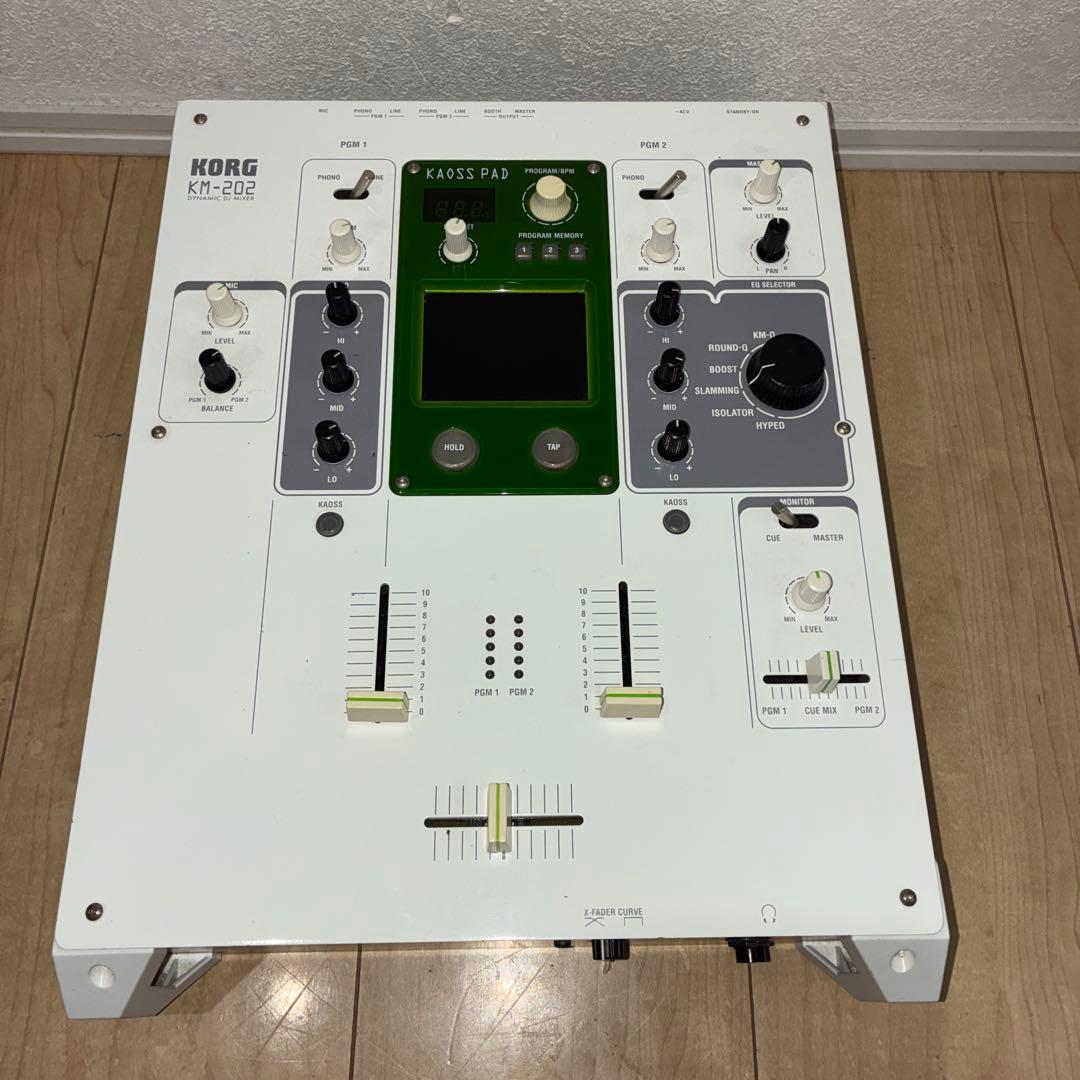 希少動作品！　KORG KM２０２　DJミキサー　KAOSS PAD