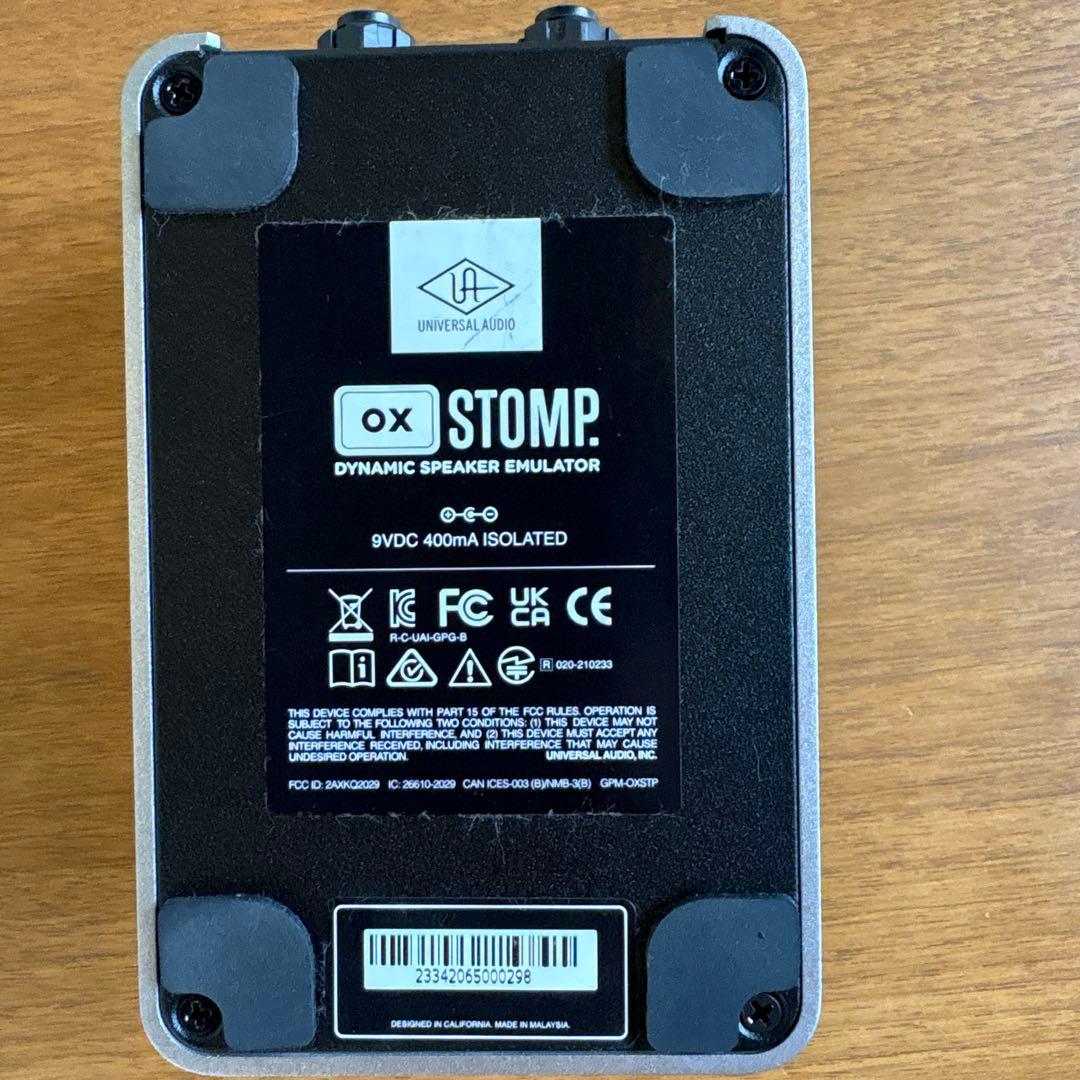OX STOMP ダイナミックスピーカーエミュレーター