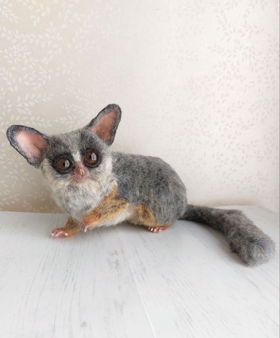 羊毛フェルト　ショウガラゴ