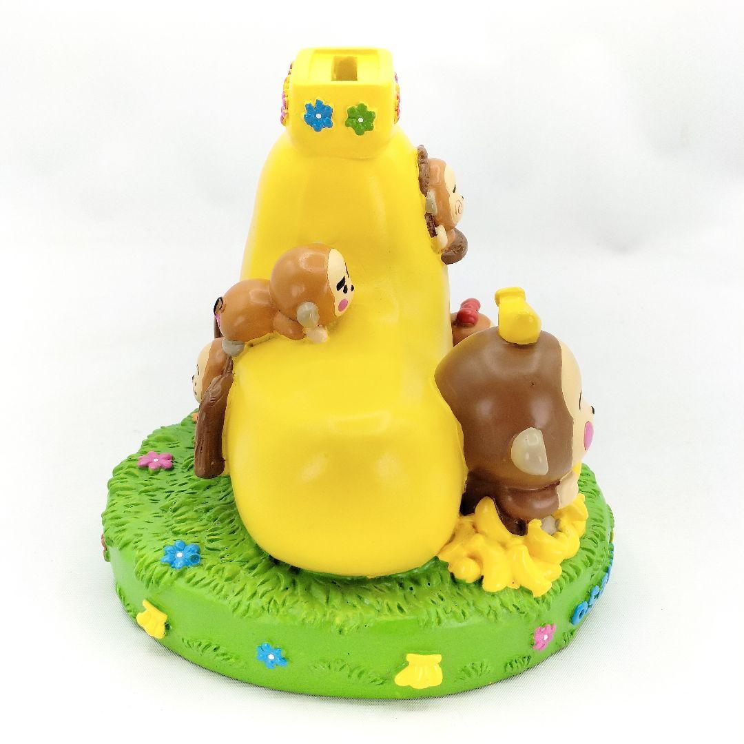 当時物 レア サンリオ おさるのもんきち 初期 バナナの家 貯金箱 平成レトロ