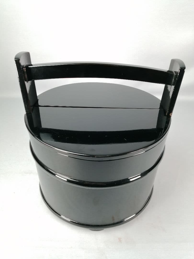 【茶道具】真塗手桶水指　水指397