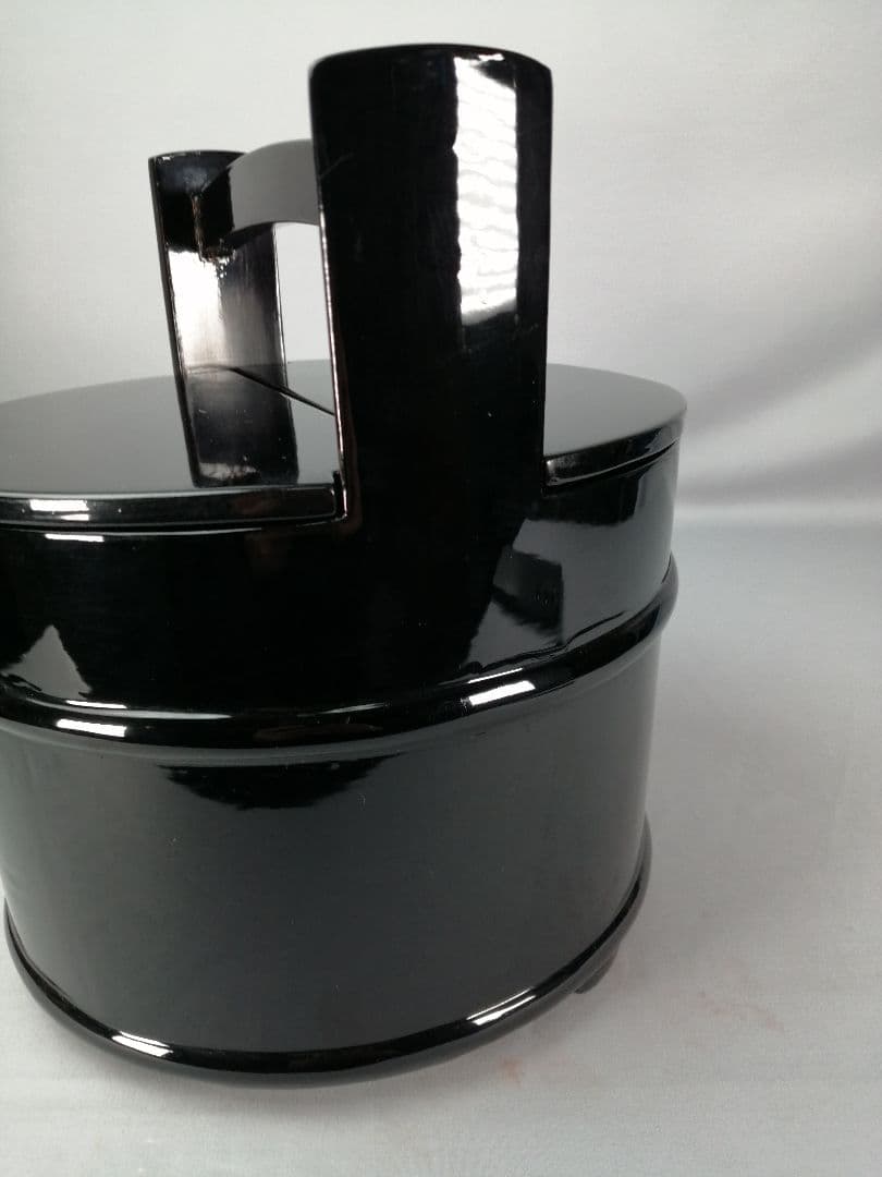 【茶道具】真塗手桶水指　水指397