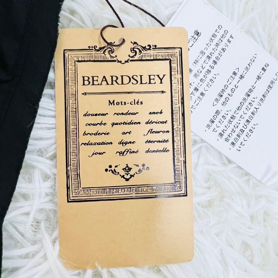 新品タグ付き 24ss ビアズリー 黒 シャツタンク 洗える　タンクトップ