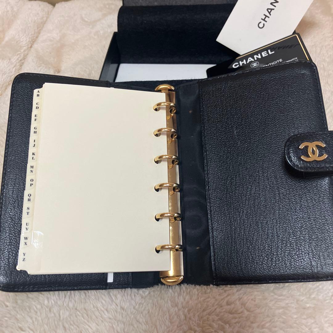 i*7様 セール！CHANEL 手帳カバー CC ココマーク ココボタン レザー