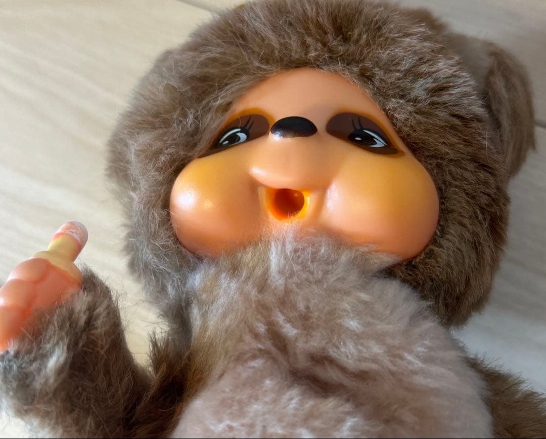 昭和レトロ　モンチッチ　タヌタヌ　セキグチ　レインボー