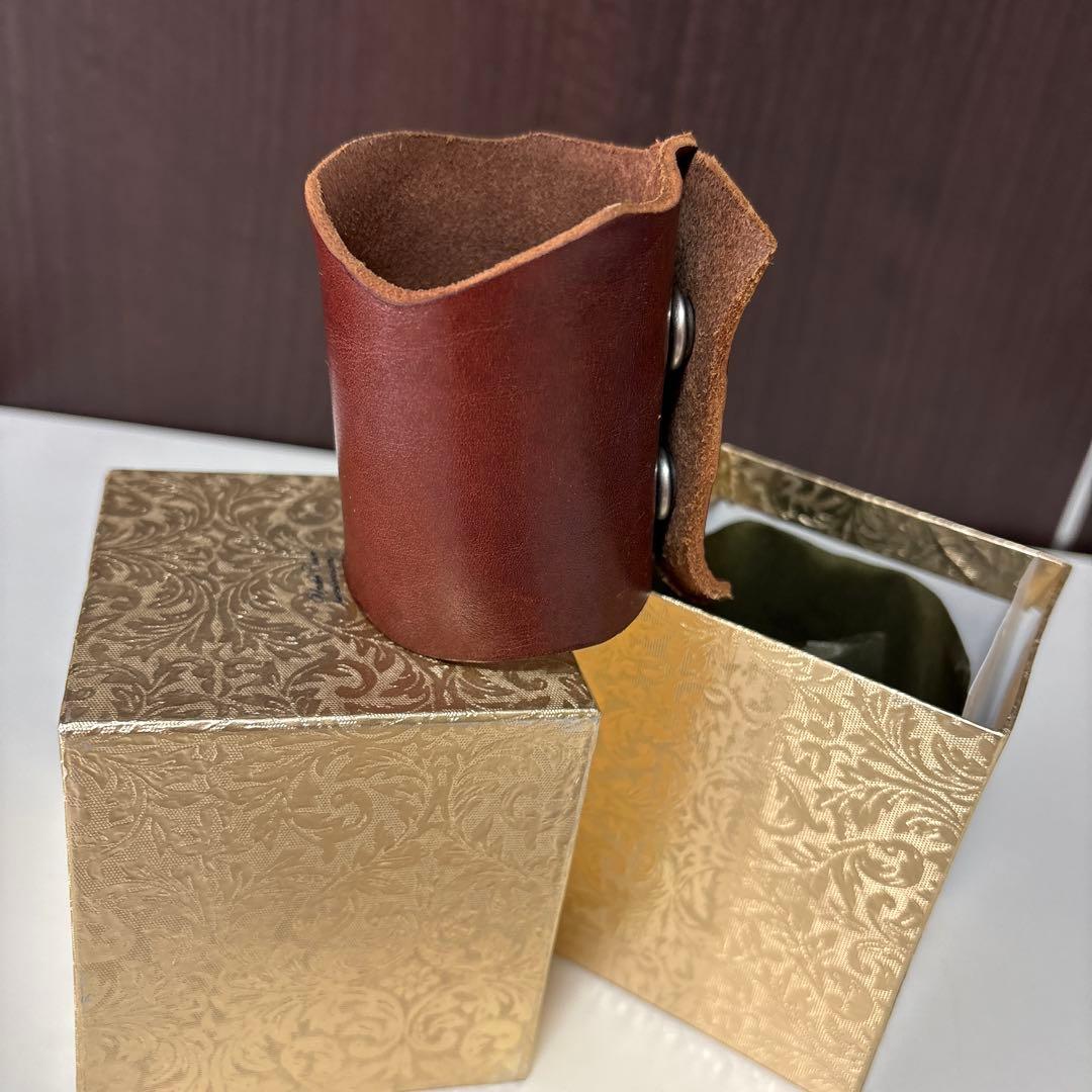 UNDERCOVER 牛革 アンクル バングル ブレスレット ブラウン 希少