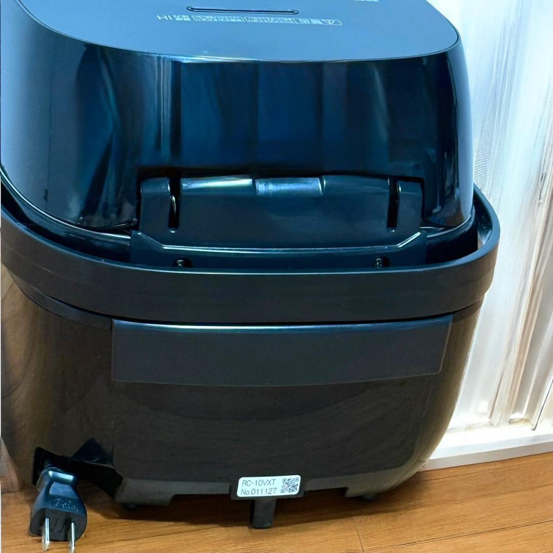 ☆良品 東芝 RC-10VXT K 真空圧力IHジャー炊飯器 5.5合 炎匠炊き