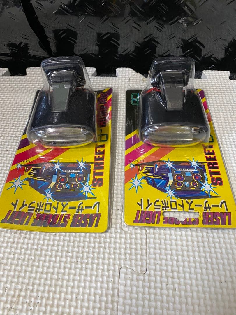 当時物レーザーストロボクリアー2個　検索AF18ディオ/旧dio/クレタク