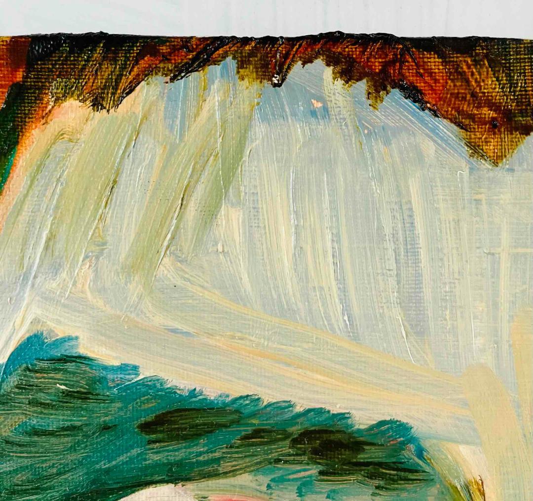 38×46㎝「ビリビリうんちだった」F8・原画・油彩