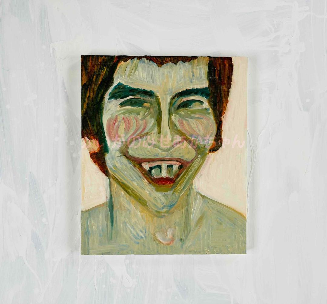 38×46㎝「ビリビリうんちだった」F8・原画・油彩