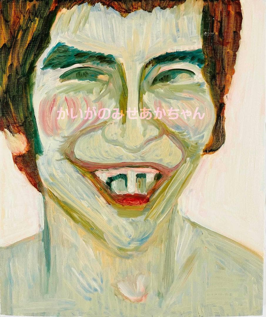 38×46㎝「ビリビリうんちだった」F8・原画・油彩