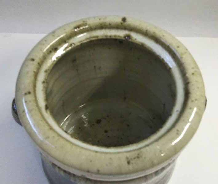 茶道具 水指 朝鮮唐津 唐津焼 鏡山窯 井上東也 共箱 自然坊