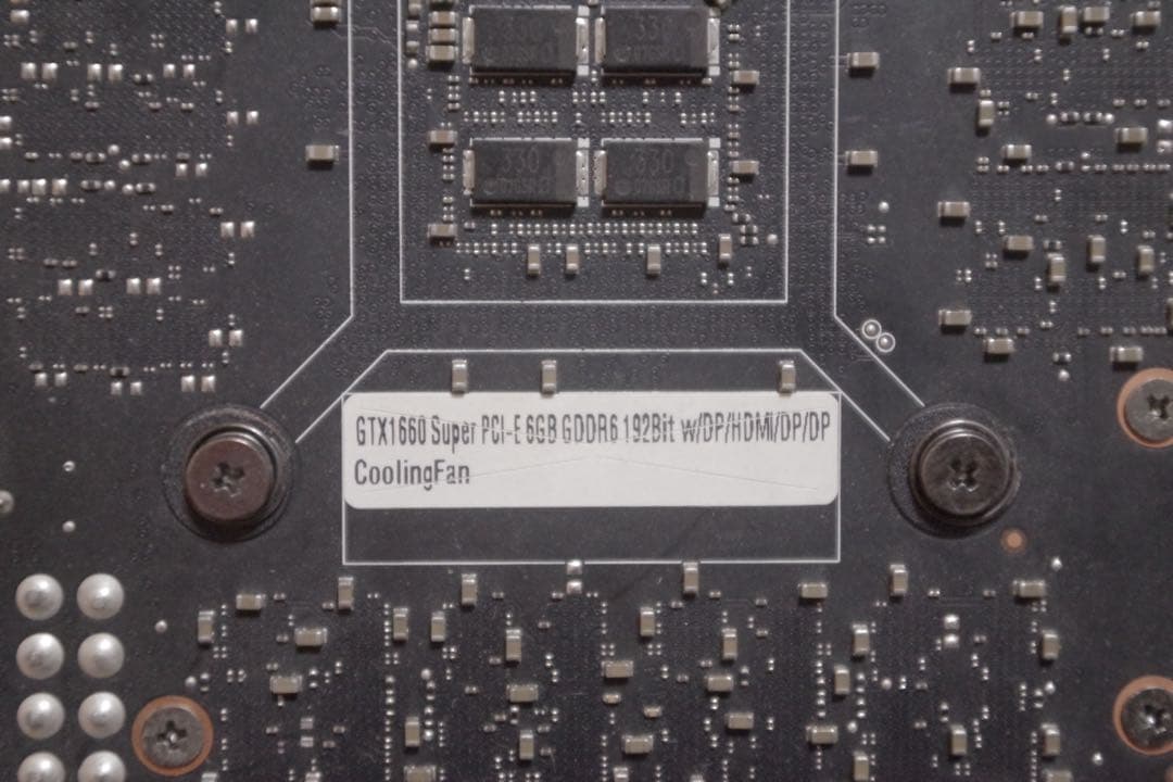 PCグラフィックボード GTX1660super