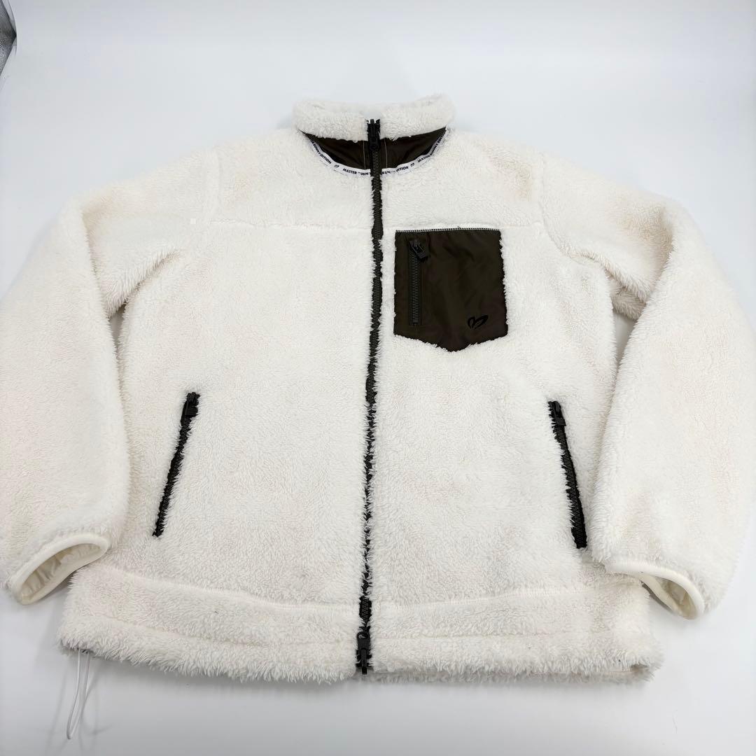 美品　マスターバニーエディション リバーシブル ボア ジャケット 白 684
