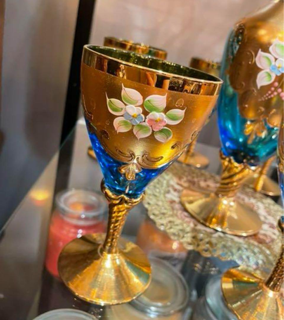 ベネチアングラス美品 ヴェネツィア ガラス ヴェネツィアングラス