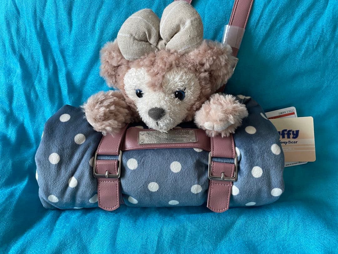 ディズニーシー　ダッフィー　シェリーメイ　ぬいぐるみ　ブランケット　膝掛け　新品