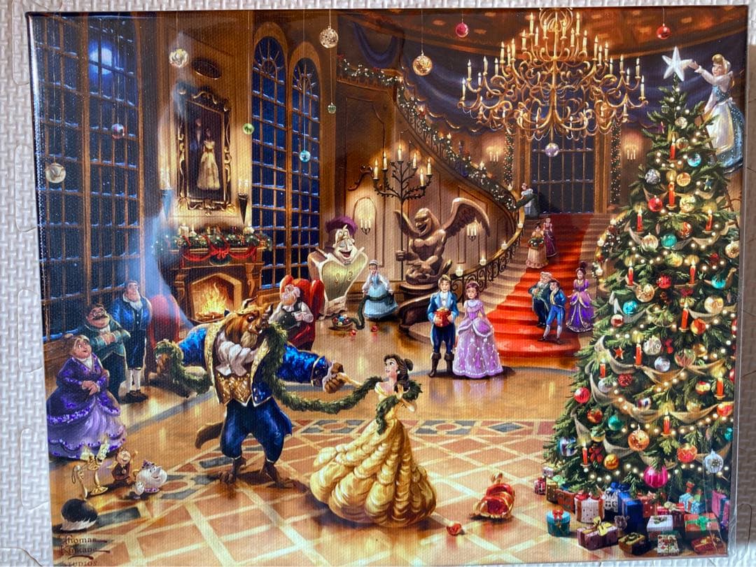 Thomas Kinkade作品　美女と野獣　2023年クリスマス限定作品　新品