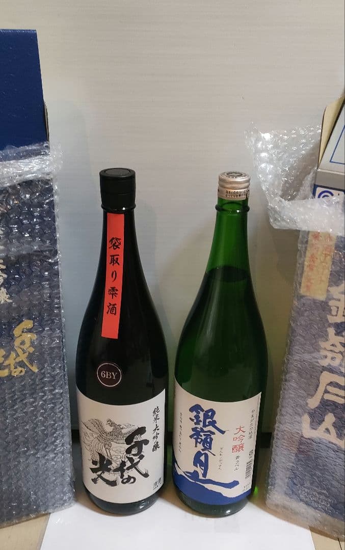 日本酒 千代の光 純米大吟醸 袋取り雫酒 / 銀嶺月山 1800ml/2本セット
