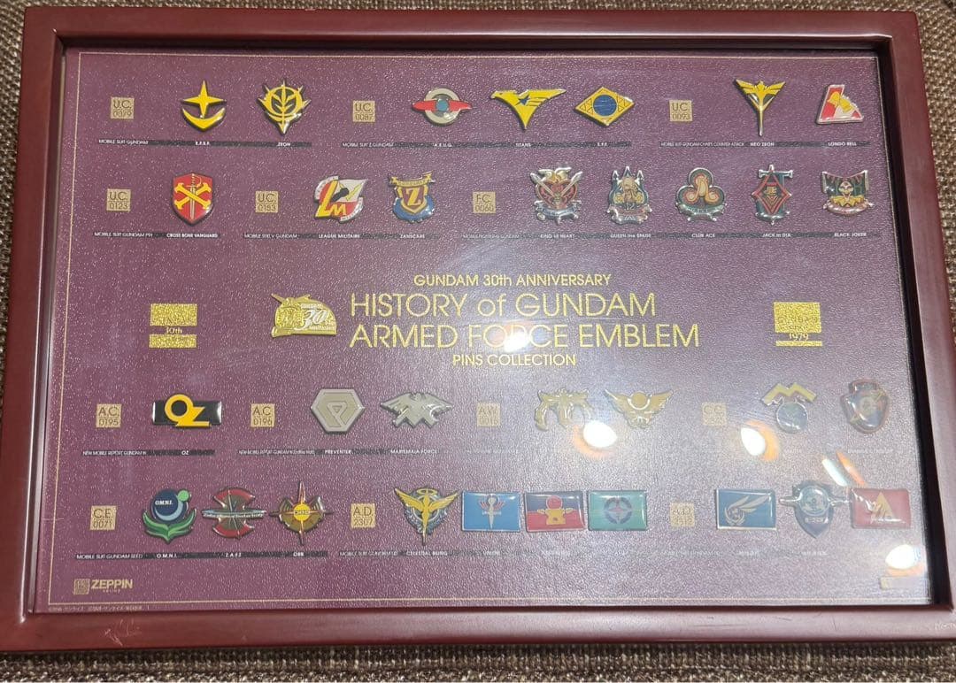 神仏　オーブ　ザフト　地球連合　ガンダム生誕30周年　ピンズ　3点