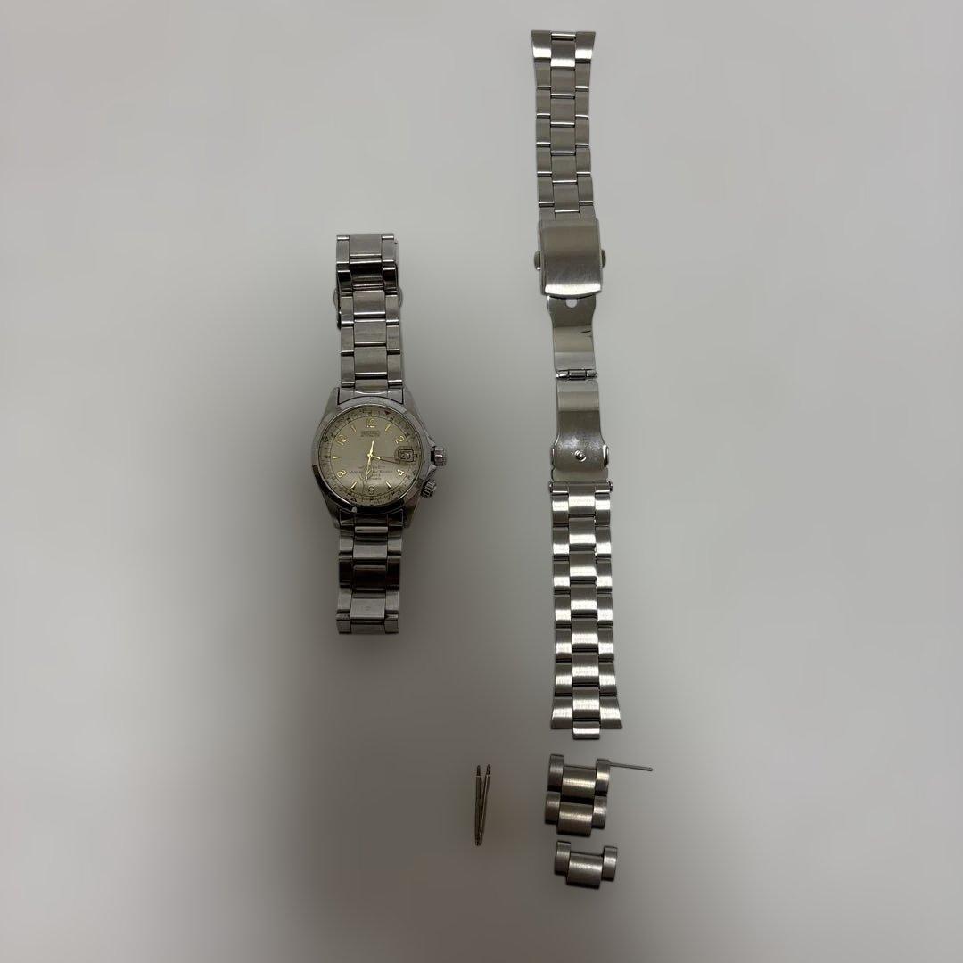 【希少品】SEIKO セイコーアルピニスト 4S15 SCVF 白文字盤 廃盤