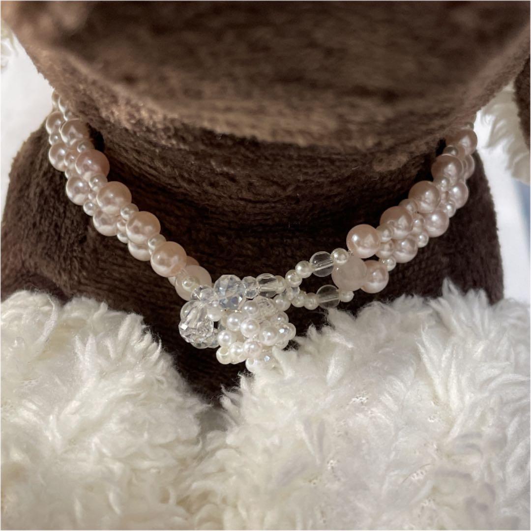 ペット用ビーズネックレス MGH-011