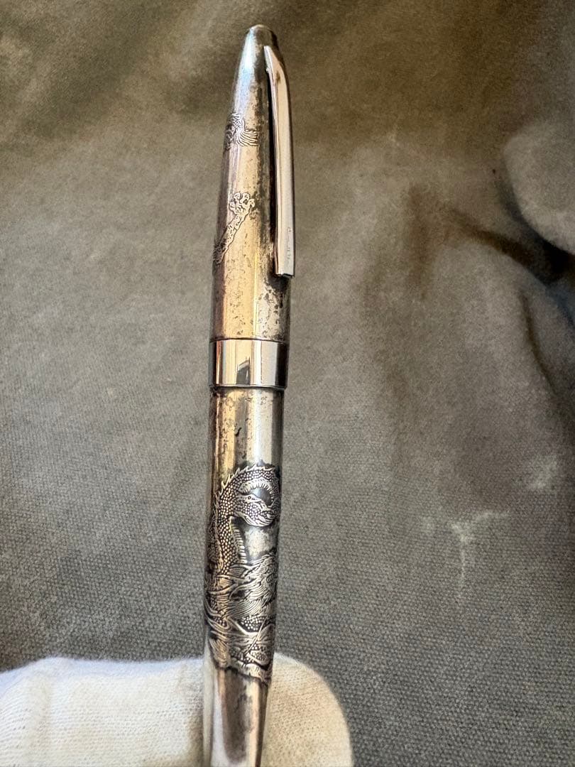 PILOT 18金　万年筆　Silver Dragonパイロット 龍 昇龍